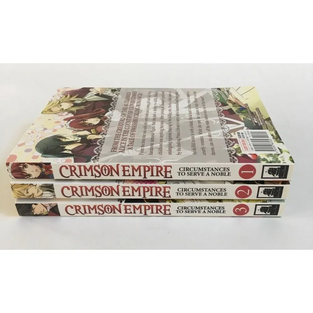 Crimson Empire: Circumstances to Serve a Noble Vol. 1-3 Quin Rose Manga